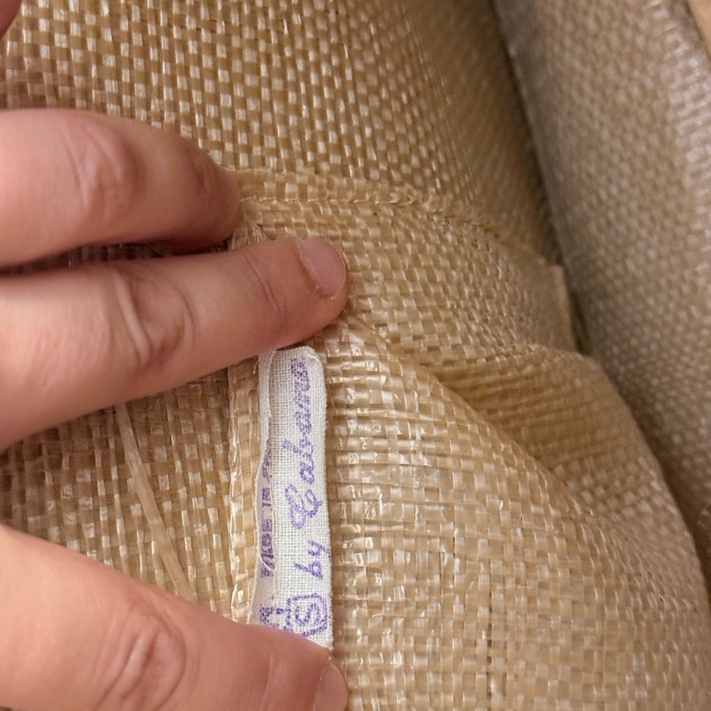 Elegant Large Floral Woven Tote Bag - Picture 7 of 12